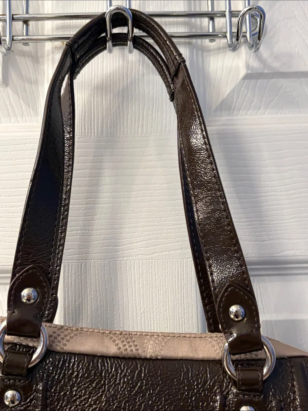 Coach shoulder tote